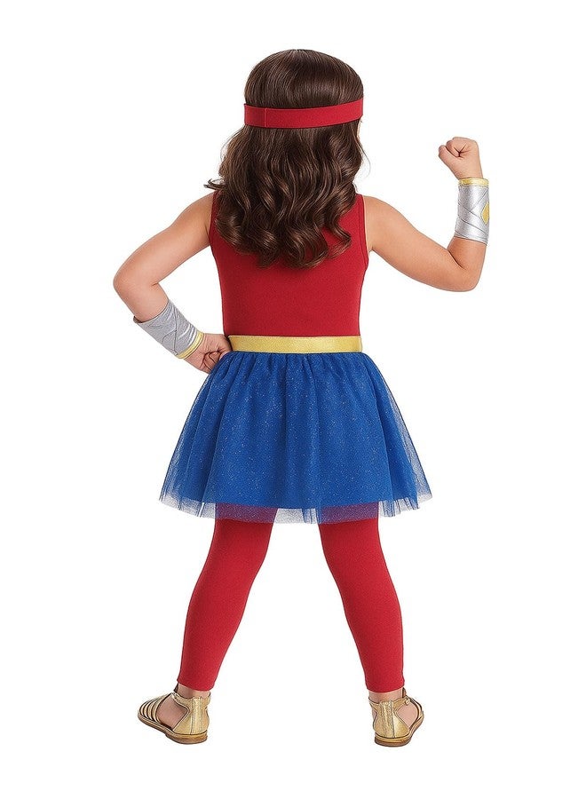 فانسي دريسويل فستان مستوحى من فيلم وندر جيرل من فانسي دريس ويل، فستان أميرة (3-5 سنوات) - Image 2